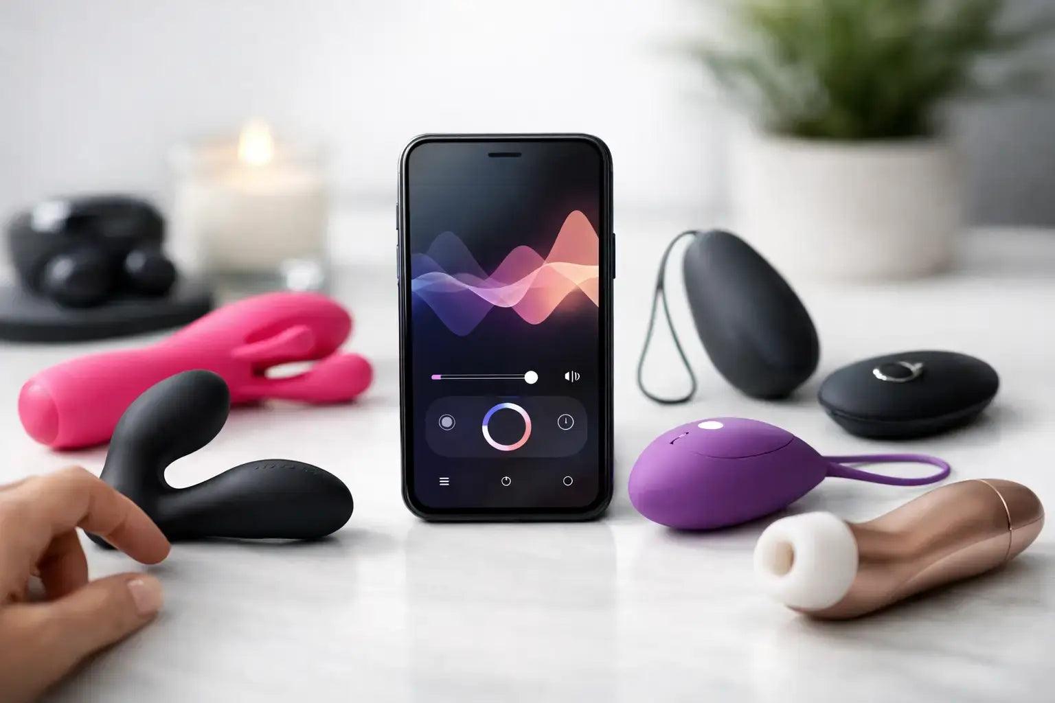 Collection of top app controlled pleasure devices showcasing various types and designs for customizable remote stimulation