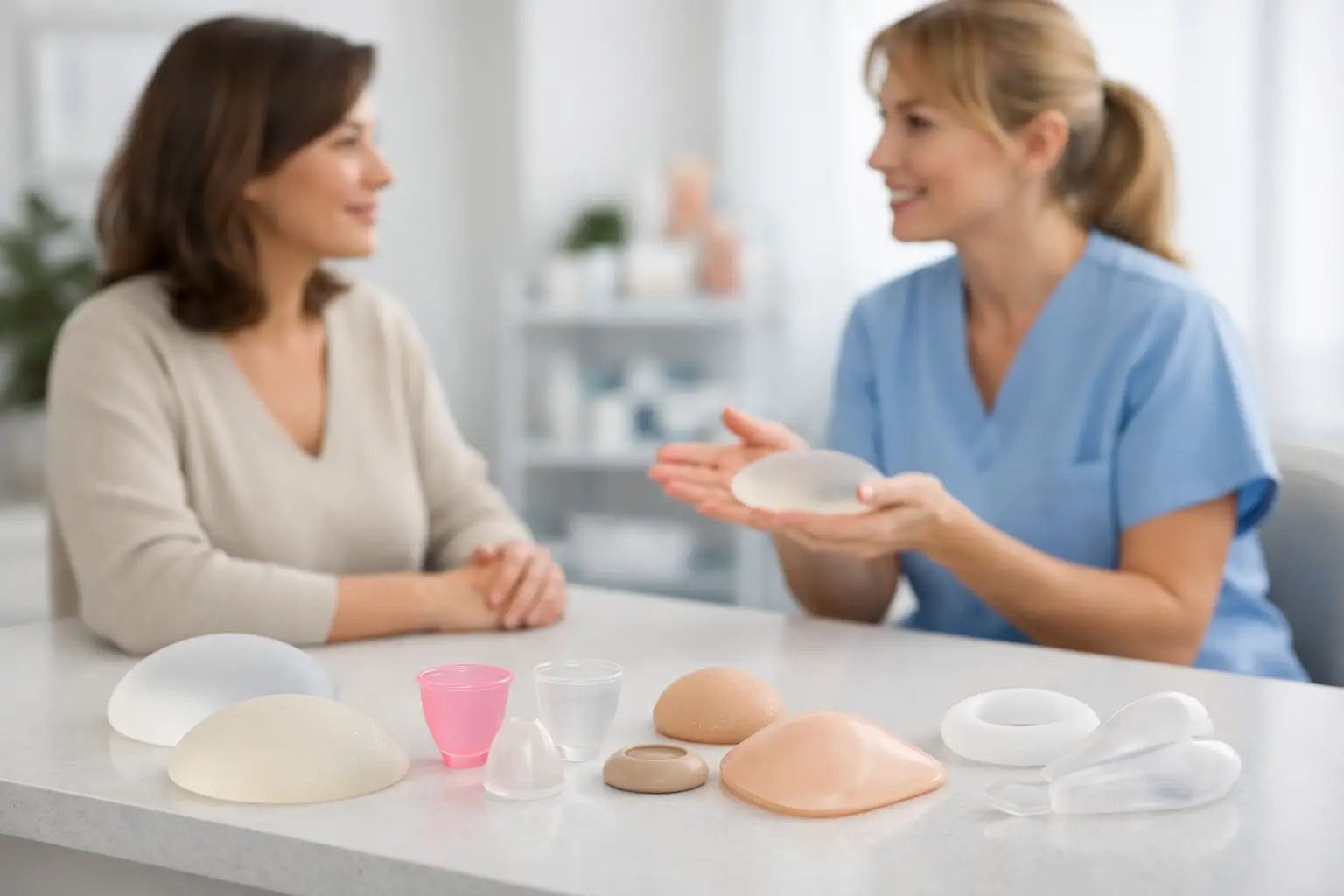 Close-up of a smooth silicone sexual wellness toy illustrating potential causes of irritation from silicone toys.