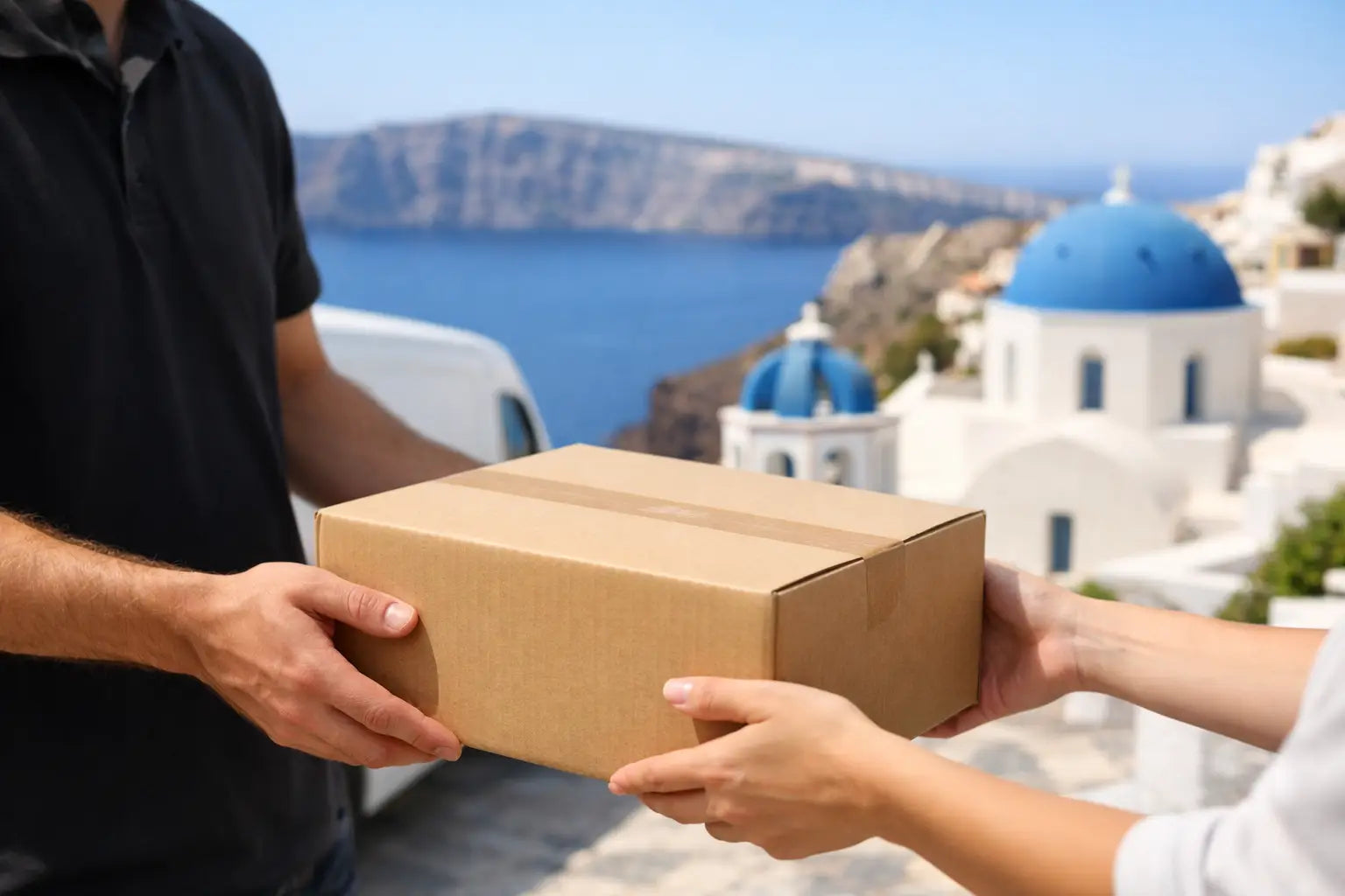 Discreet Parcel Delivery Greece Example