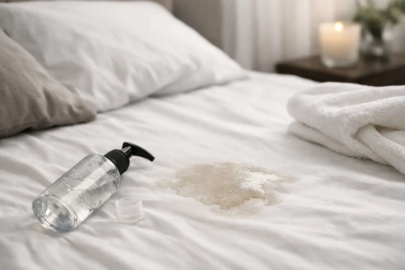How to Prevent Lubricant Stains on Sheets