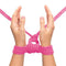 Couple exploring bondage play with soft restraints and accessories for enhanced intimacy and trust
