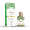 bottles of massage oils with natural ingredients for sensual touch and relaxation