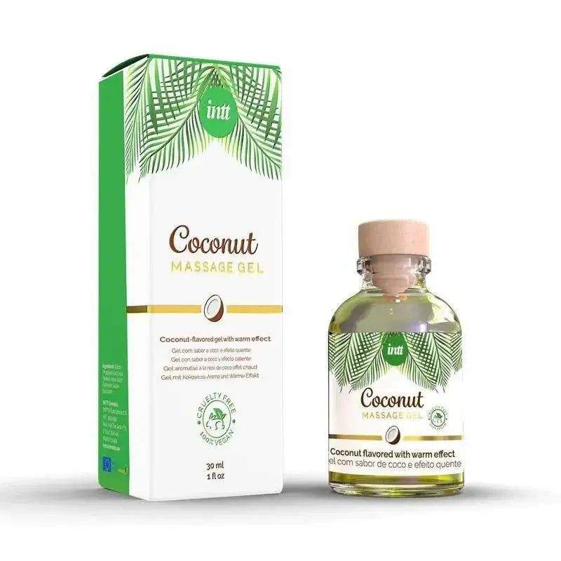 Assorted massage oils in bottles with natural ingredients and fragrances