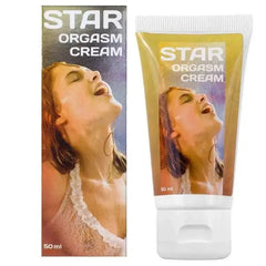 STAR Orgasm Cream 50 ml – stimulerande krämer och sprayer för intensiv njutning