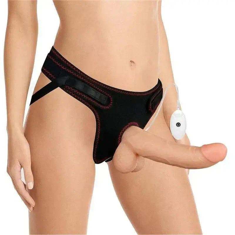 Variety of strap-ons and strap-on dildos with different designs and sizes