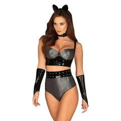 Diverse collection of stylish women's costumes for parties and cosplay events