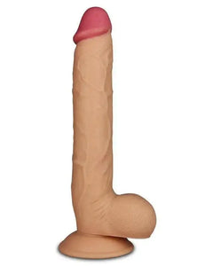 XXL dildos realistisk dildo med ådrig design och sugpropp från SecretSexToys för maximal njutning