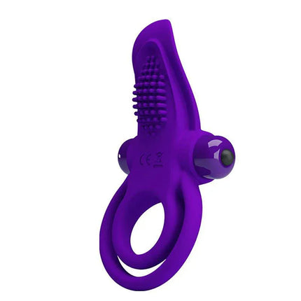 10-Mode Silicone Vibrating Cock Ring Toy