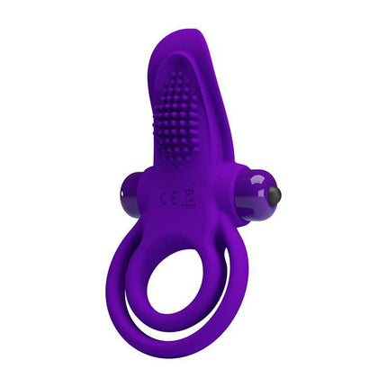 10-Mode Silicone Vibrating Cock Ring Toy