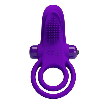 10-Mode Silicone Vibrating Cock Ring Toy