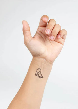 10 temporary Tattoos Candy Collection