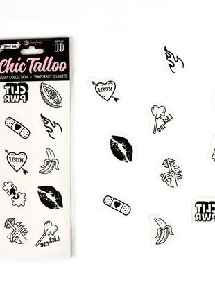10 temporary Tattoos Candy Collection
