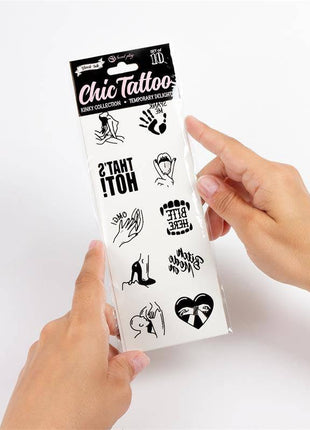 10 temporary tattoos Kinky Collection