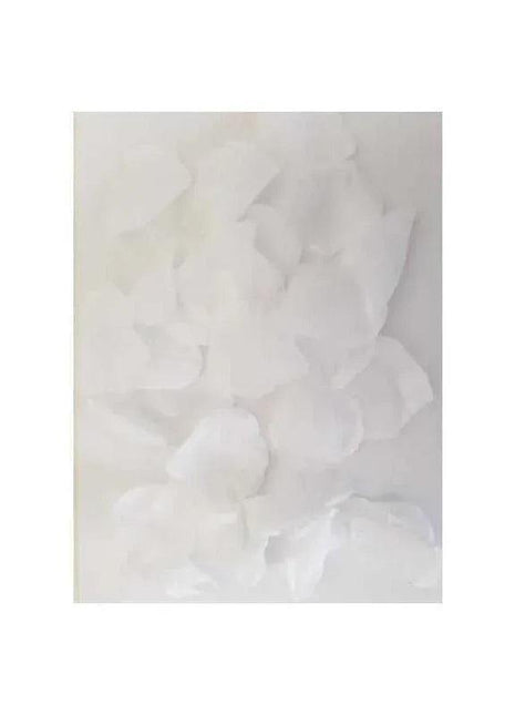 100 Petals White artificial floral arrangement with pristine white petals for weddings and home décor