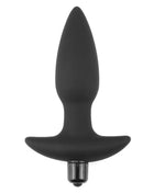Butt Plug Fantasy Plug with Vibration Black