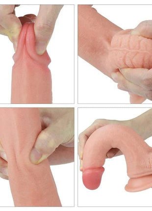 Dildo Nature 8 Liquid Silicone Flesh