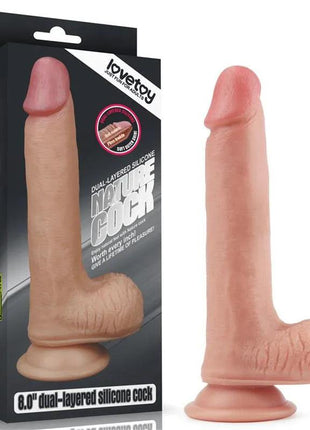 Dildo Nature 8 Liquid Silicone Flesh