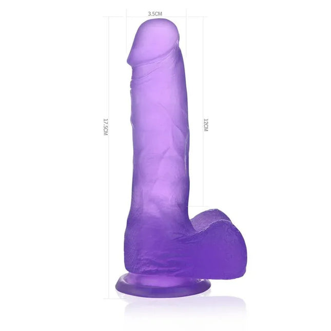 Dildo Jelly Studs 7 Purple