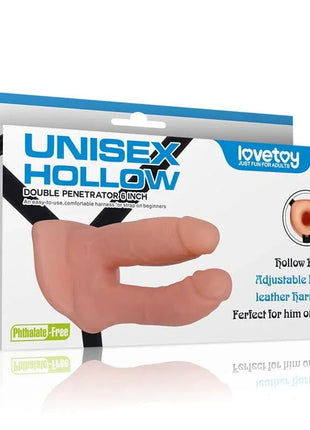 Harness Double Hollow Dildo