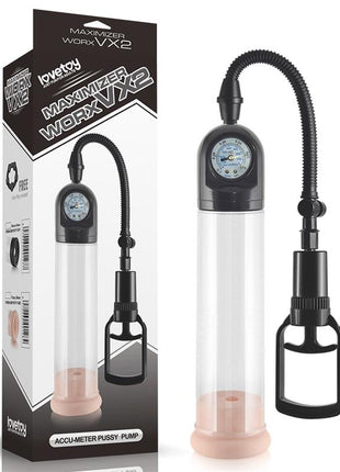 Penis Pump with Pressure Gauge Maximizer Worx VX2 Vagina