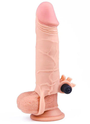 Penis Sleeve with Vibration Add 2 Plesure X Tender Flesh