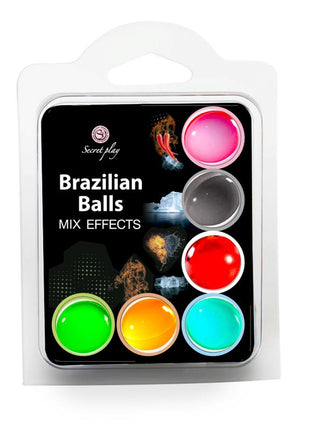 Set 6 Brazilian Balls Mix Effect