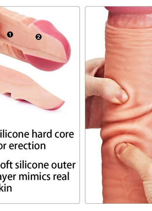 Dildo Nature 12 Dual Layer Flesh