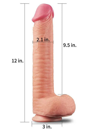 Dildo Nature 12 Dual Layer Flesh