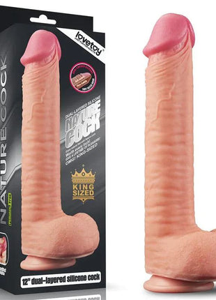 Dildo Nature 12 Dual Layer Flesh