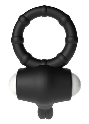 Vibrating Cockring Power Clit Black