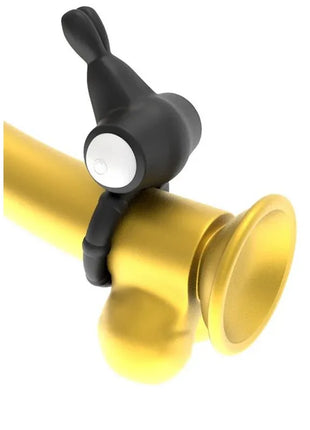 Vibrating Cockring Power Clit Black
