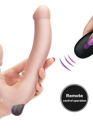 Strapless Doble Dildo Silicone USB
