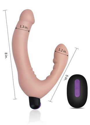Strapless Doble Dildo Silicone USB