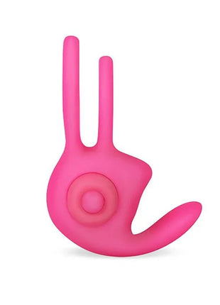 Double Vibrating Cockring Power Clit Duo Pink