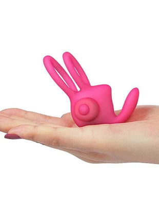 Double Vibrating Cockring Power Clit Duo Pink