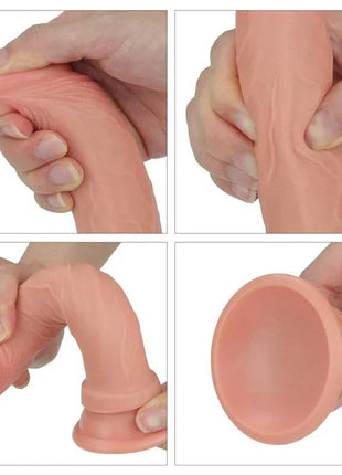 Dildo Nature 7 Liquid Silicone Flesh