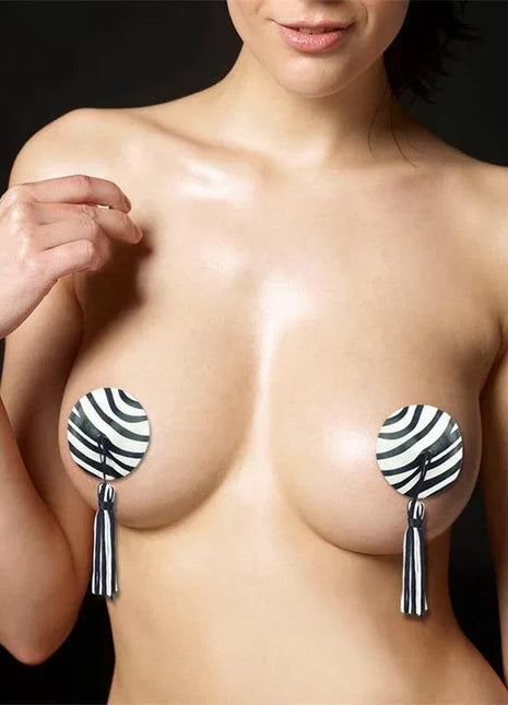 Nipple Covers Reusable Zebra