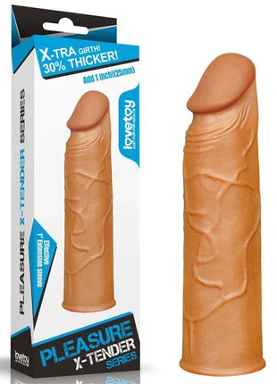 Penis Sleeve Pleasure X Tender Brown