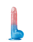 Dildo Dazzle Studs 7.5 Pink and Blue