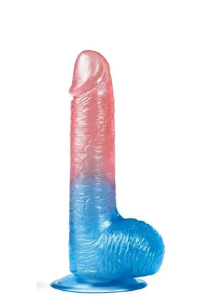 Dildo Dazzle Studs 7.5 Pink and Blue