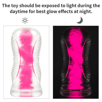 Lumino Play Masturbator Pink Glow 6.0