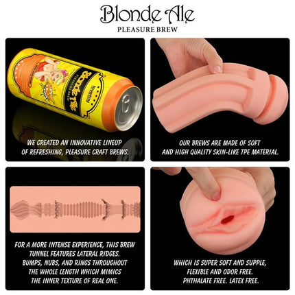 Pleasure Brew Masturbator Vagina Blond Ale