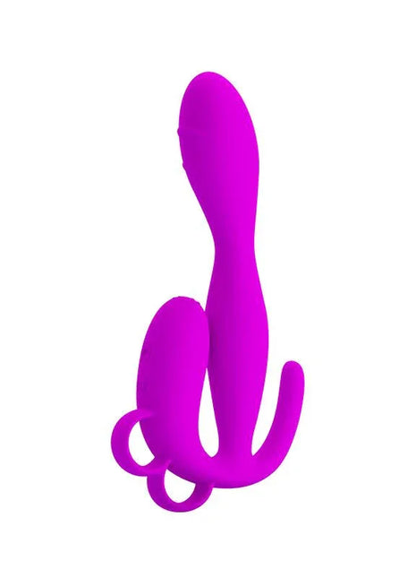 Pretty Love Butt Plug Flowery Purple