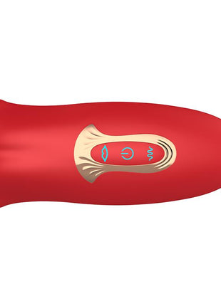 Ember Licking and Vibrating Mouth Shape Massager USB Silicone