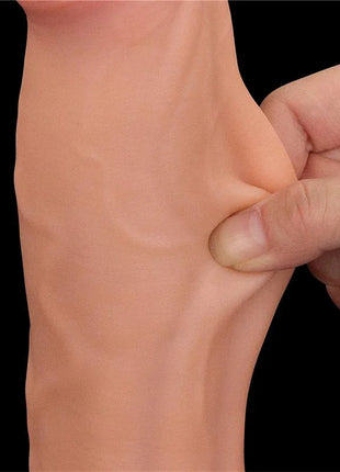 Dildo Dual Layer Sliding Skin 11.5