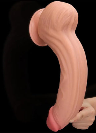 Dildo Dual Layer Sliding Skin 12