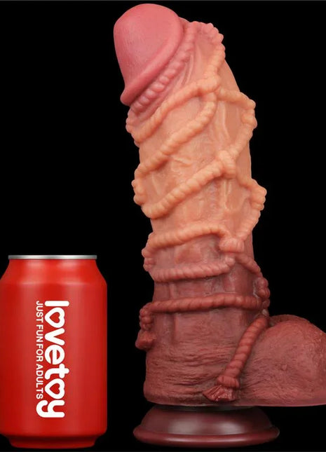 Dildo Dual Layer King Size Nature 10.5