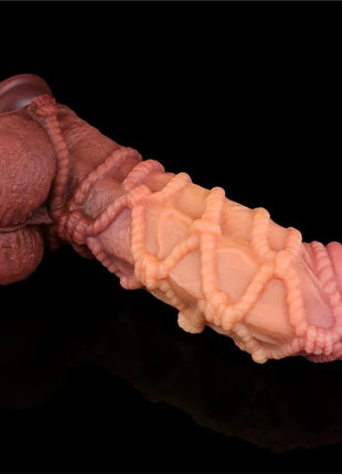 Dildo Dual Layer King Size Nature 10.5