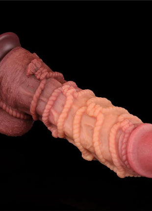 Dildo Dual Layer King Size Nature 10.5