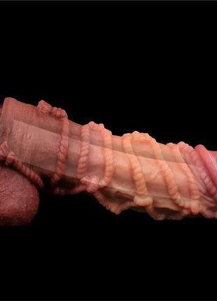 Dildo Dual Layer King Size Nature 10.5